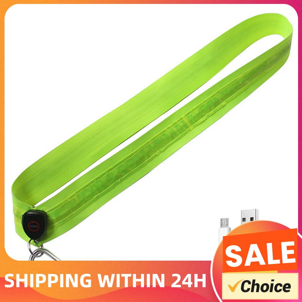 Running Jogging Gear - Illuminated Shoulder Straps Rechargeable LED Reflective