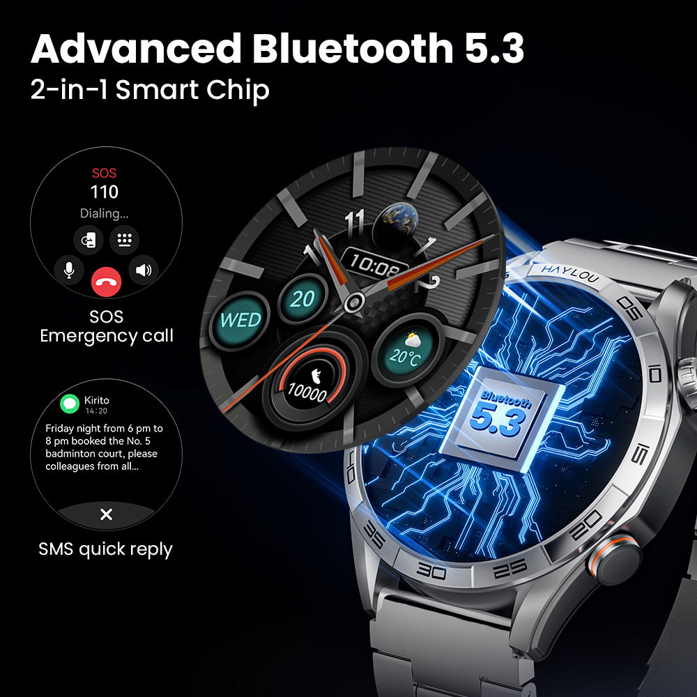 HAYLOU Solar 5 Voice Calling S - Gps Running Watch avis et prix