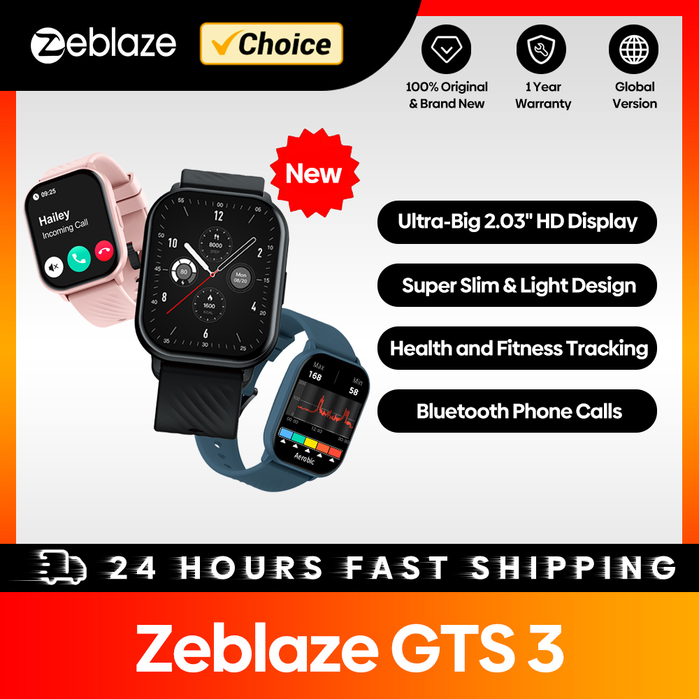 New Zeblaze GTS 3 Voice Callin - Gps Running Watch avis et prix