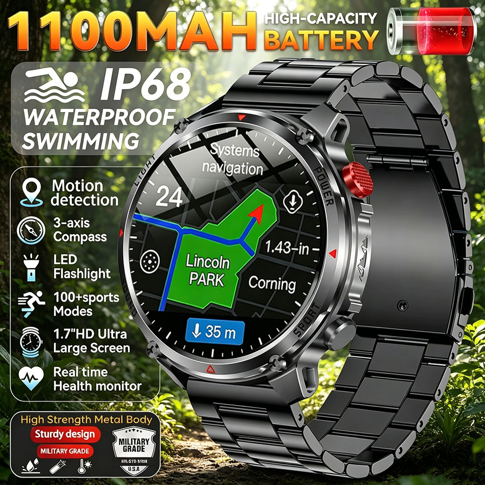 2026 New T-Rex3 Ultra 1100mAh  - Gps Running Watch avis et prix