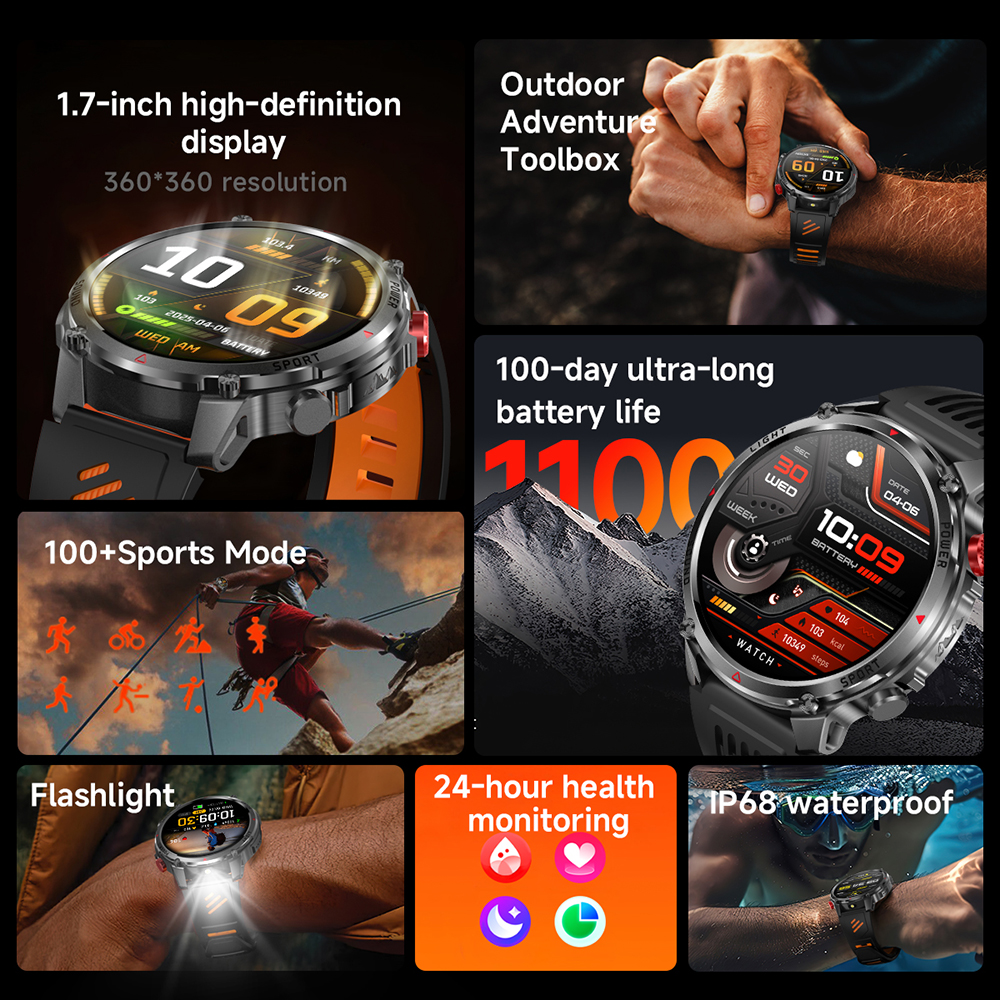 2026 New T-Rex3 Ultra 1100mAh  - Gps Running Watch avis et prix