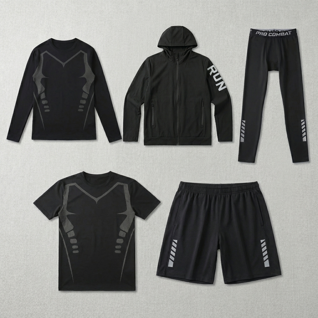 Fitness Full 5 Piecs Set Track - Running Gear For Marathon avis et prix