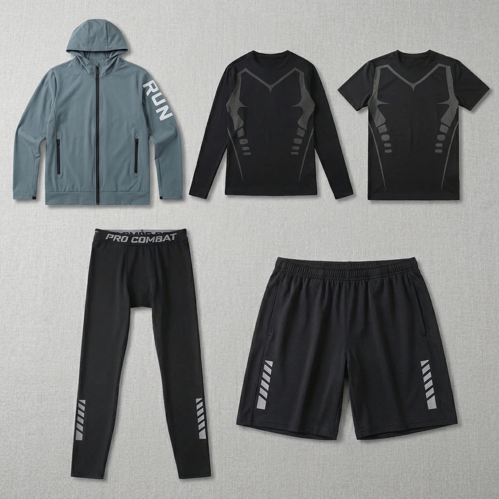 Fitness Full 5 Piecs Set Track - Running Gear For Marathon avis et prix