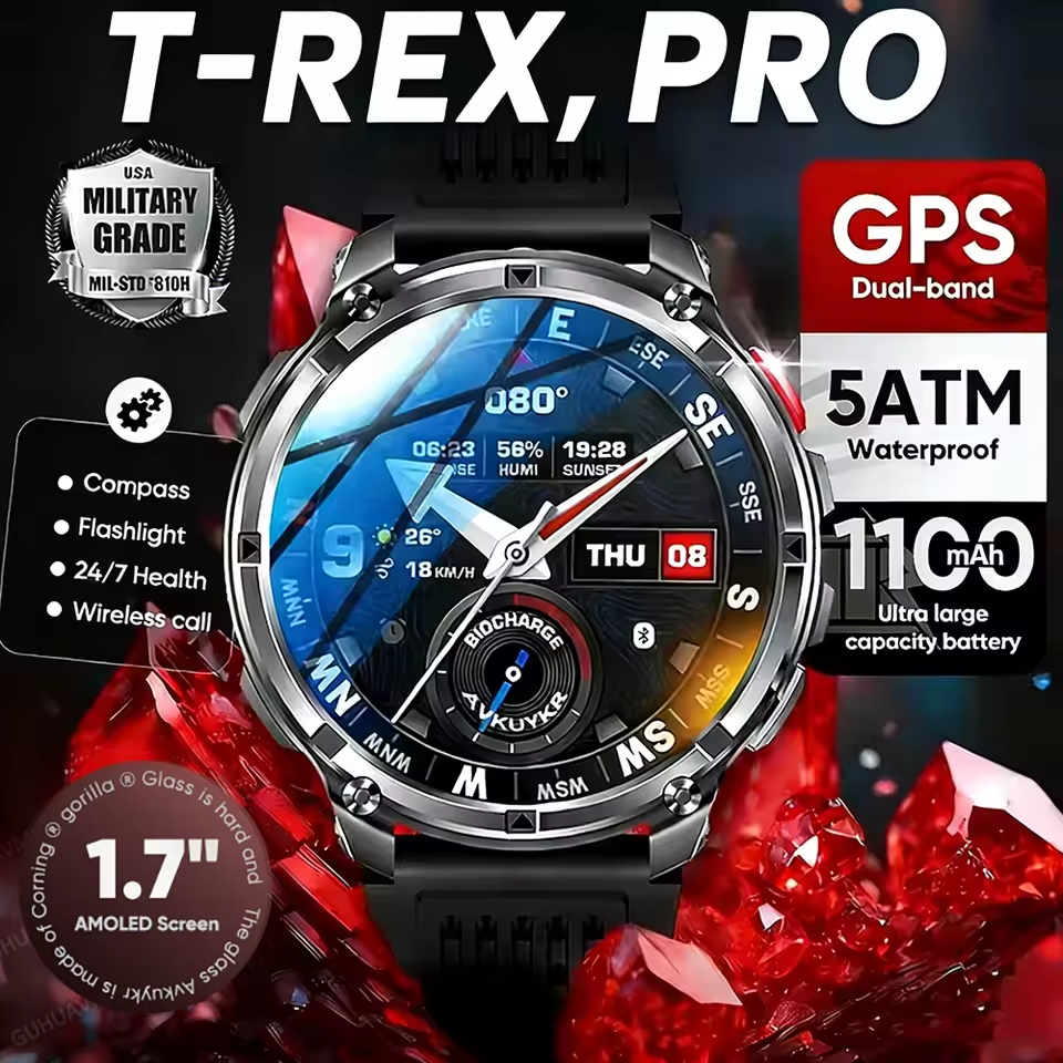 2026 New T-Rex3 Pro 1100mAh Ba - Gps Running Watch avis et prix