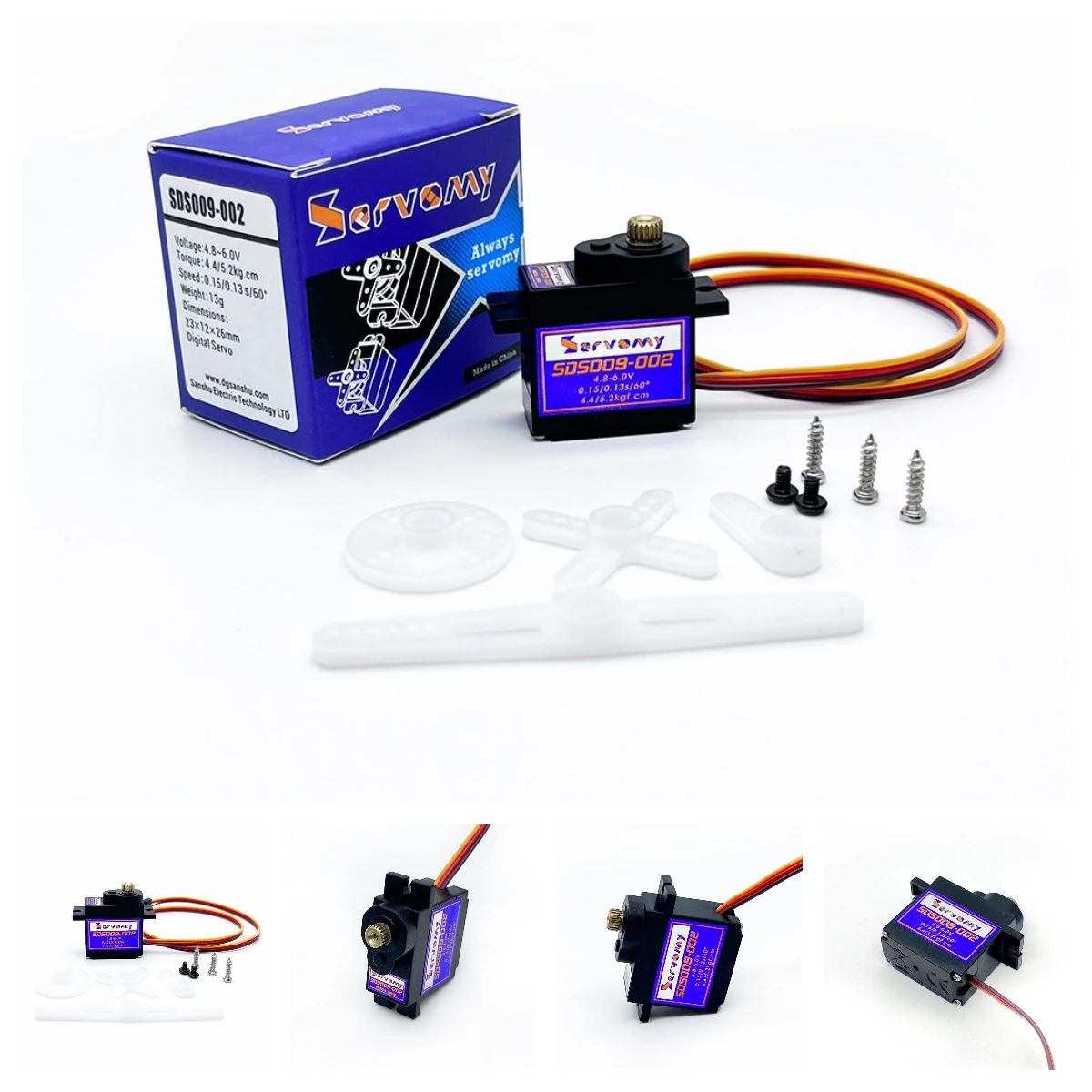 4pcs Servomy SDS009-02 9g Serv - Running Gear Vehicle avis et prix