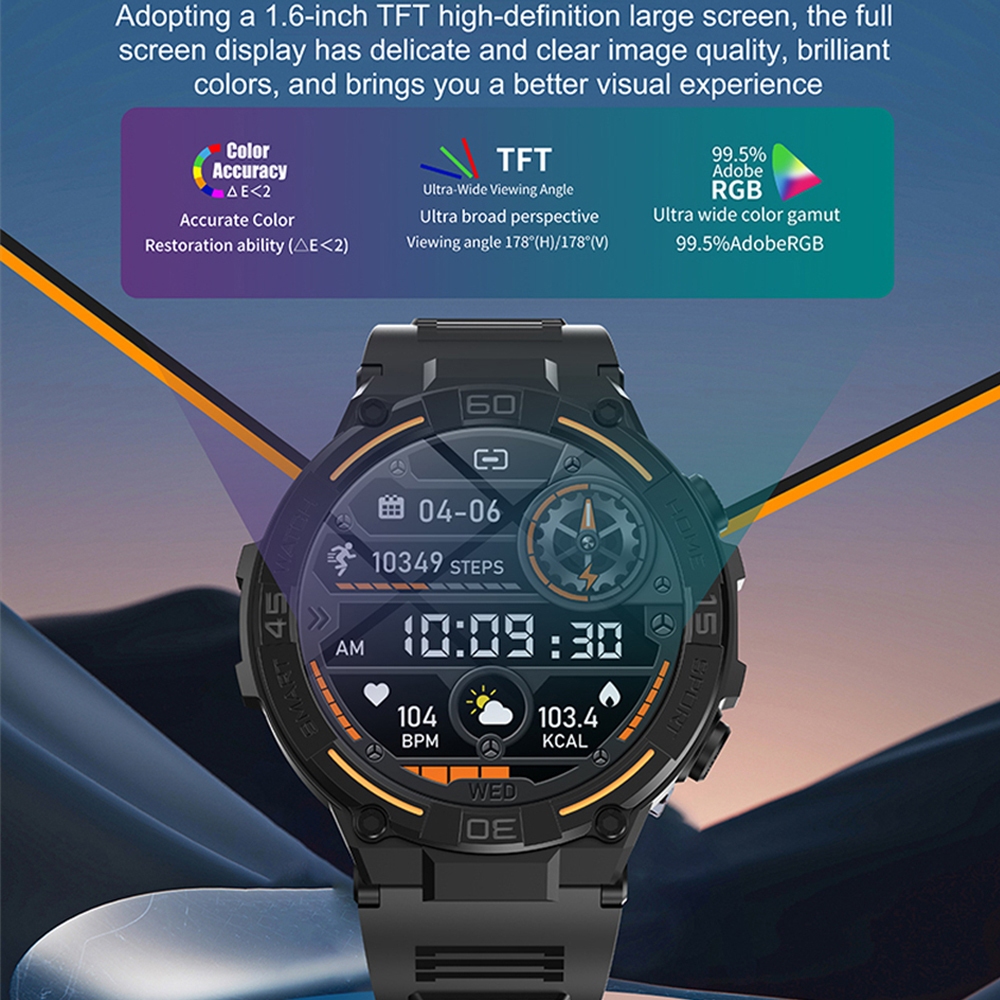 Outdoor Military Rugged Smartw - Gps Running Watch avis et prix