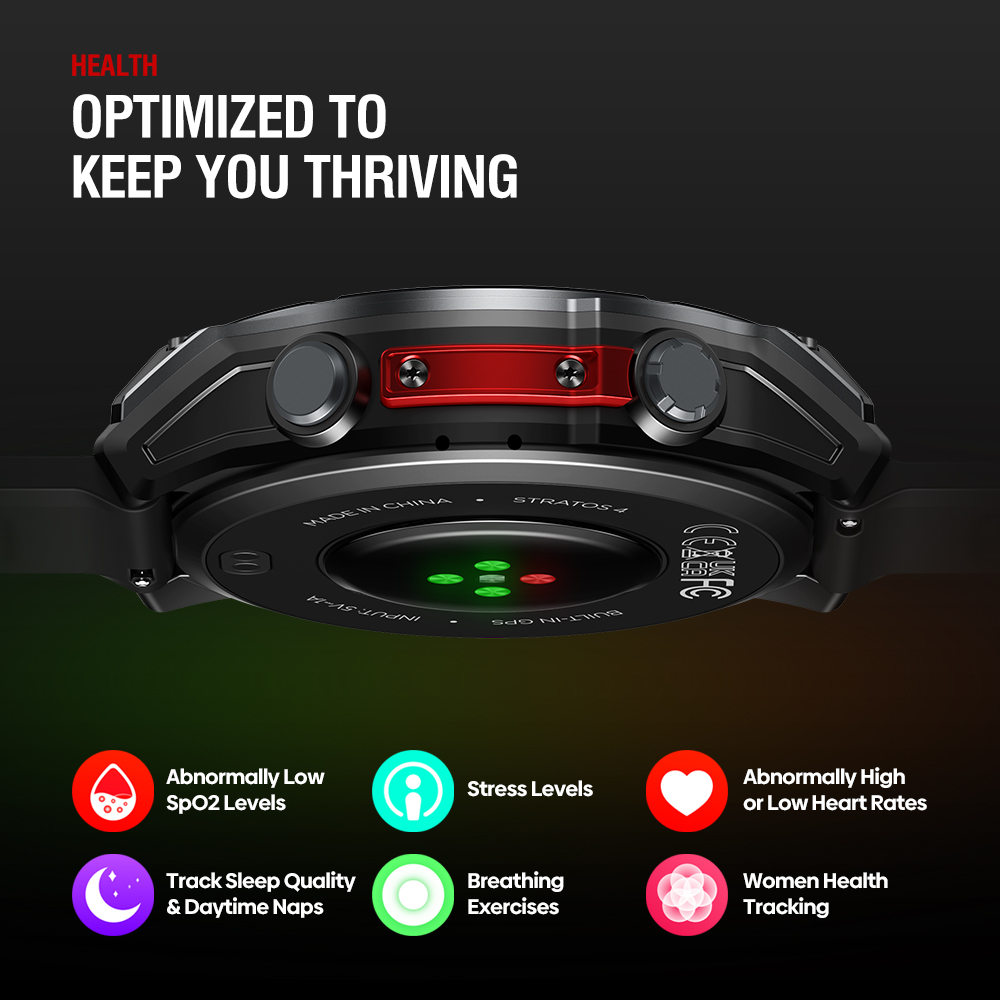 NEW Zeblaze Stratos 4 GPS Smar - Gps Running Watch avis et prix