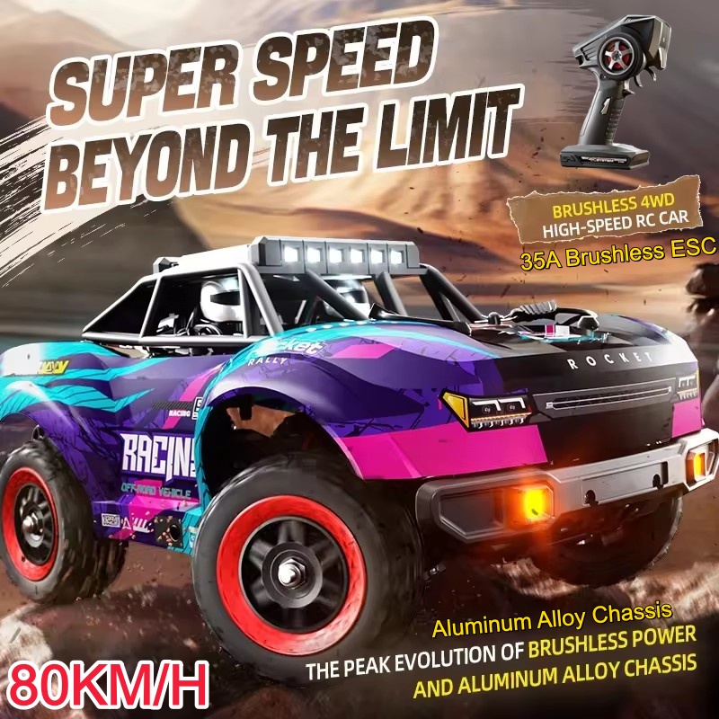 80KM/H Brushless RC Racing Car - Running Gear Vehicle avis et prix