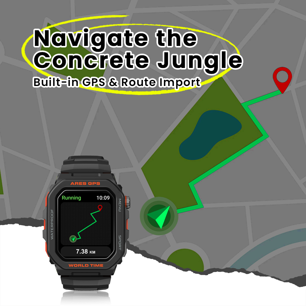 New Zeblaze Ares GPS Smart Wat - Gps Running Watch avis et prix