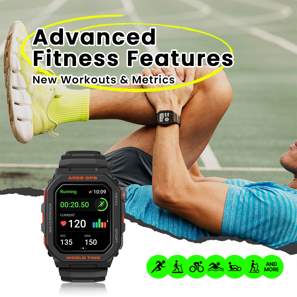 New Zeblaze Ares GPS Smart Wat - Gps Running Watch avis et prix