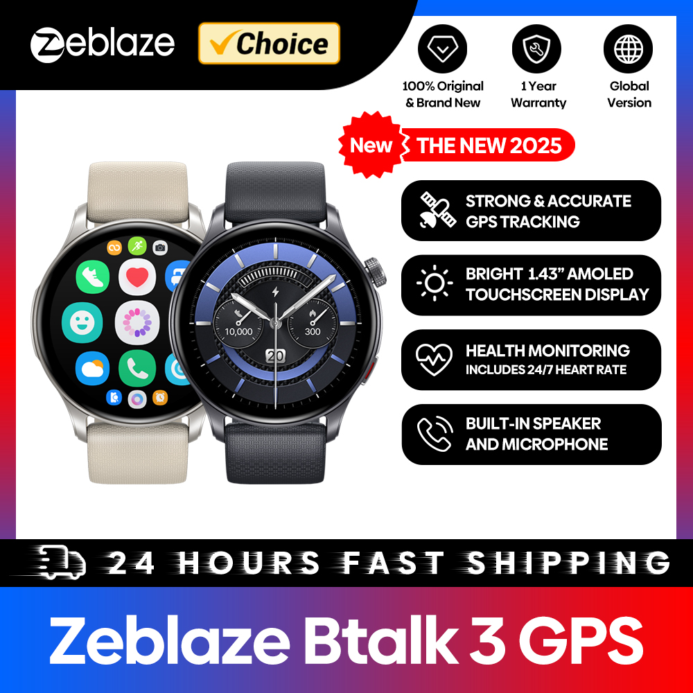 New Zeblaze Btalk 3 GPS Smartw - Gps Running Watch avis et prix