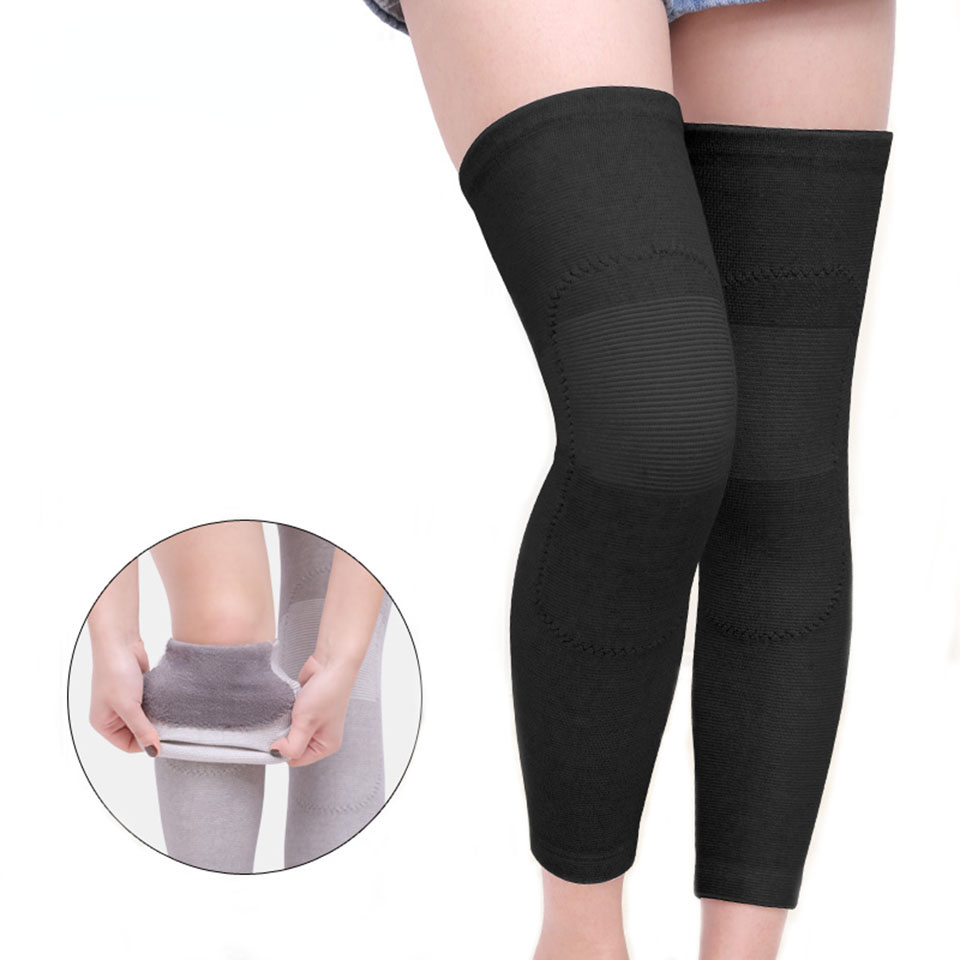 1Pair Long Winter Warm Knee Pa - Running Gear For Knee Pain avis et prix