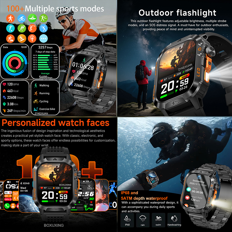 2026 New 1200 mAh Battery Mili - Gps Running Watch avis et prix